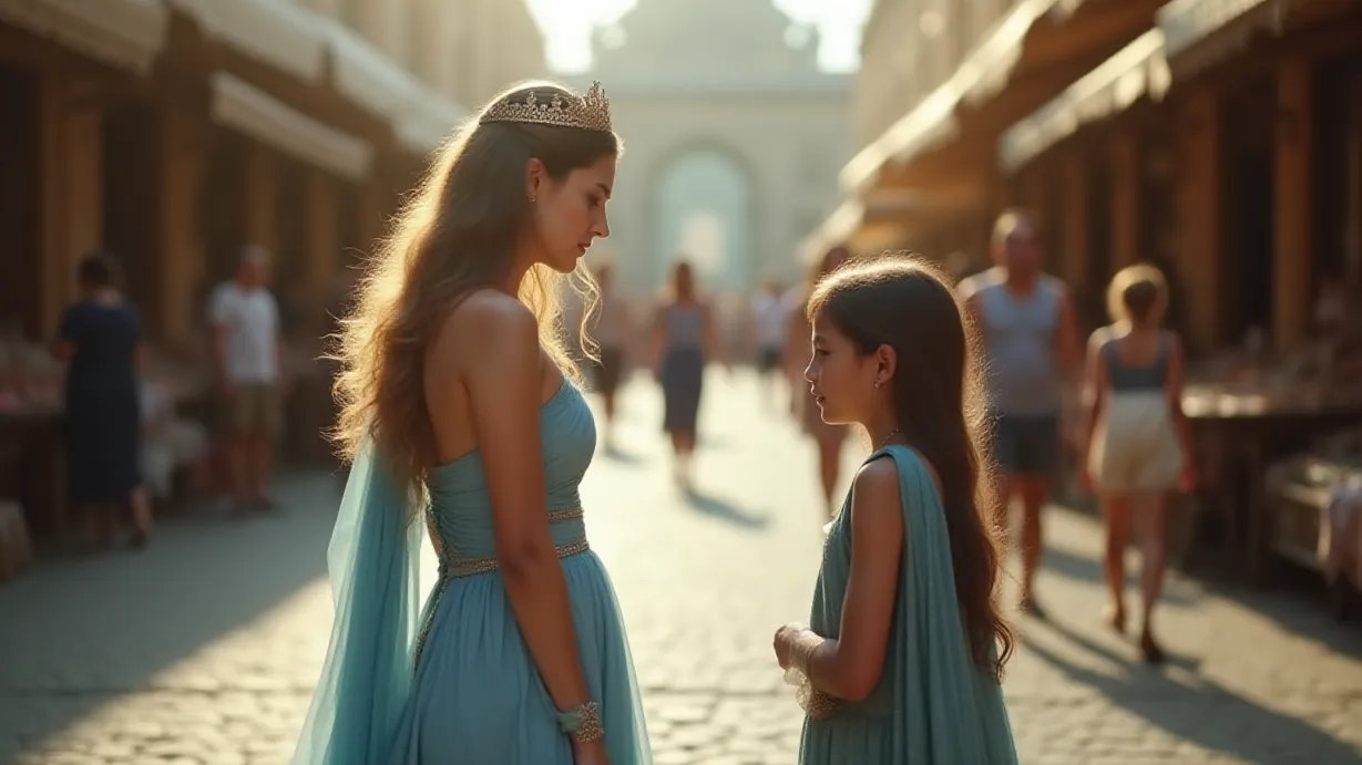 The Princess And The Beggar Girl