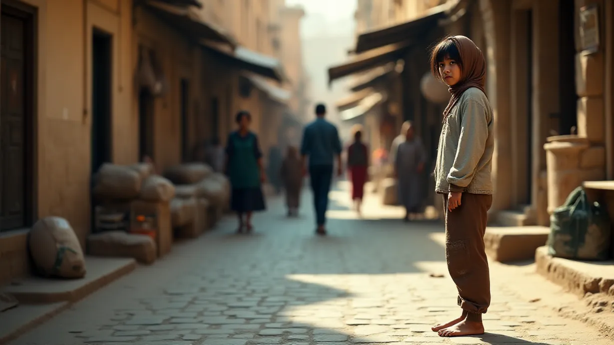 The Princess And The Beggar Girl